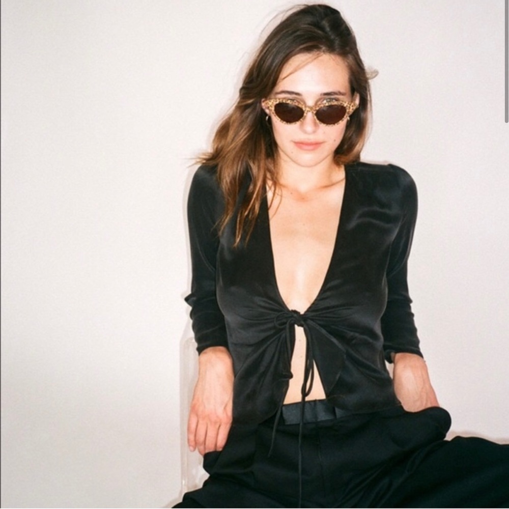 Realization Bianca Top; Black; Size large